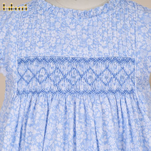 ชุดเดรสผ้าห้อยโหนสำหรับเด็กผู้หญิงชุดเดรสปล่อยควันแบบผูกเชือกชุดเดรสปล่อยควันสำหรับเด็กทารกผลิต DR4429 - Product Image 3