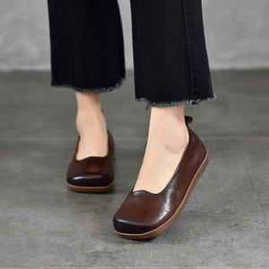 Zapatos Oxford de cuero genuino para hombre, zapatos formales de negocios para hombre, mocasines transpirables sin cordones para oficina y bodas - Product Image 1