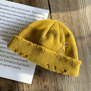 Gorro de puño con etiqueta de ropa de calle de fabricación profesional, gorro ajustado personalizado para hombre, gorro de punto con Cable de invierno, gorros Jacquard - Product Image 6