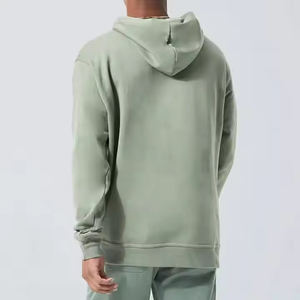 Sudadera con Capucha de Invierno Premium de la Mejor Calidad, 100% Algodón, 550 Gramos, Talla Grande, Forro Polar Sólido Transpirable, Duradera, con Logotipo Personalizado, Teñido Liso - Product Image 2