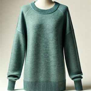 Women's Loose Knit Sweater <b>Coat</b> Cartoon Pattern Casual Lace & Flowers Covered Buttons V-Neck <b>Cardigan</b> - Product Image 5