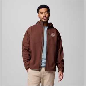 <b>Men's</b> Wholesale Windproof and Waterproof Breathable Hooded Zipper Softshell <b>Jacket</b> Streetwear Style with Embroidered Technics - Product Image 5