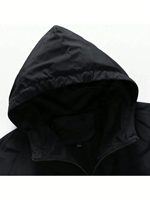 Veste d'hiver épaisse en softshell pour la randonnée en plein air, imperméable, coupe-vent, respirante, grande taille, fermeture éclair, impression personnalisée du logo pour hommes