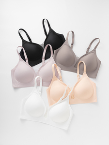 Soutiens-gorge sexy à croisillons pour femmes, sans armatures, bonnet complet, soutien-gorge sans couture, soutien-gorge de tous les jours - Product Image 4