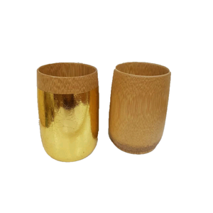 Tasse en bambou naturel avec/sans poignées, non toxique, artisanale, écologique, de haute qualité, style classique, cadeau d'affaires - Product Image 5