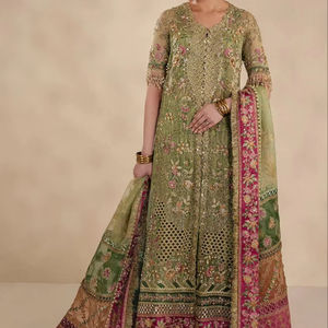 Lehenga Choli Acrílico de Lujo con Bordado Intenso para Mujer, Estilo Elegante para Bodas y Fiestas - Product Image 1