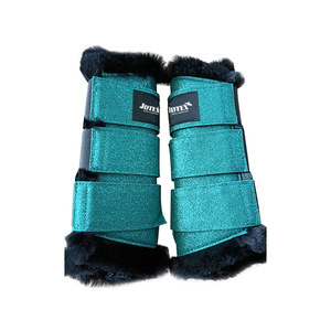 Buena venta ajustable mejor Material cómodo caballo botas medicina bota caballo accesorios polar brillo tendón botas - Product Image 4