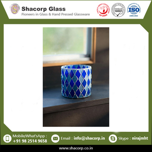 Date Arrivé Élégant Multicolore Ensemble Mosaïque Verre Votives Disponible à Bon Prix - Product Image 2