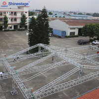 Estructura de Truss de Alta Calidad para Escenarios al Aire Libre, Sistemas de Soporte para Exhibiciones, Truss de Aluminio