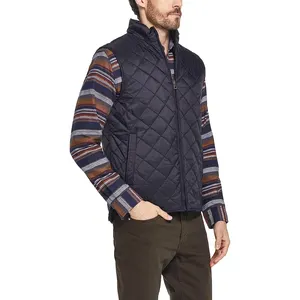 New Style Men's Puffer Vests Multi Color Made In Cotton Nylon Sleeveless With Customized Design & Brand