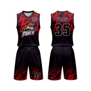 Ropa deportiva de baloncesto sublimada de doble cara, personalizada y de gran venta, para hombre y mujer, hecha de material transpirable y de secado rápido. - Product Image 2