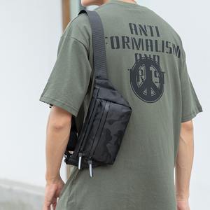 Riñonera con logotipo personalizable para hombre y mujer, riñonera antirrobo para deportes al aire libre con cierre de cremallera, impermeable, venta de viajes - Product Image 2