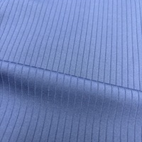 26% Spandex 74% Polyester recyclé 10x2 RIB Stretch Résistant au chlore Écologique Séchage rapide Léger Uni pour l'extérieur