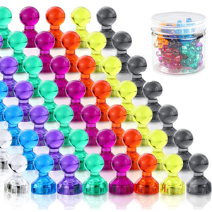 מותאם אישית n35 כיתה neodymium משרד מגנטים דיסק לדחוף סיכה דפוס צבע מותאם אישית שימוש תעשייתי עם שירות חיתוך - Product Image 2