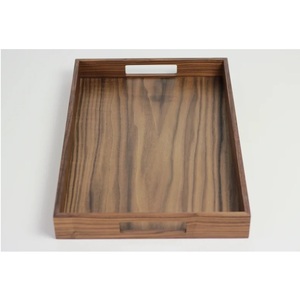 ถาดไม้ตกแต่งบ้านสไตล์มินิมอลสำหรับโต๊ะกาแฟรับประทานอาหาร - Product Image 1