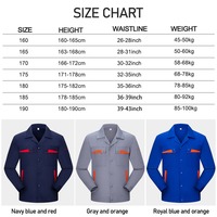 Nuovo Design Tuta da Lavoro Intera per Uomo, Abbigliamento da Lavoro di Sicurezza Personalizzato, Uniforme con Logo, Maniche Lunghe, OEM