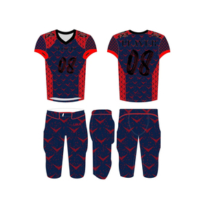 ชุดฟุตบอลอเมริกันชุดเครื่องแบบทีมอเมริกันฟุตบอลดีไซน์ตามสั่ง2025ผ้าโพลีเอสเตอร์ - Product Image 6