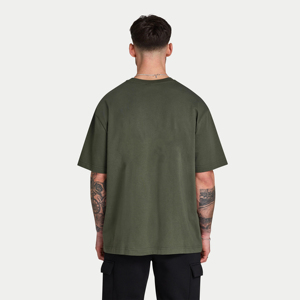 Nueva Camiseta Hip Hop 2025 100% Algodón para Hombre, Impresión Digital Personalizada con Logotipo, Corte Holgado, Color Sólido, Transpirable - Product Image 4