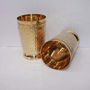 100% verres martelés en métal pur cuivre nouveau Design verres gaufrés écologiques meilleure qualité poli inde pour bars maisons - Product Image 3