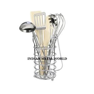 Porte-couteaux en fer massif pour cuisine, forme et taille personnalisées, couleur noire, porte-couteaux de table par des fournisseurs indiens - Product Image 2