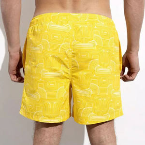 Custom Luxury Swim Trunks <b>Men</b> Swim Trunks Quick Dry Durable Fabric Lightweight Design Wholesale Beachwear - Product Image 2