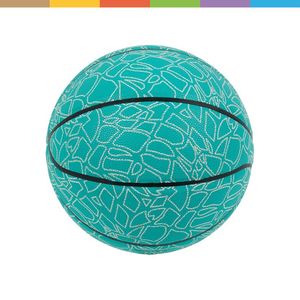 Basket-ball synthétique Logo personnalisé basket-ball professionnel en cuir synthétique intérieur extérieur taille personnalisée pour jeu d'entraînement - Product Image 4