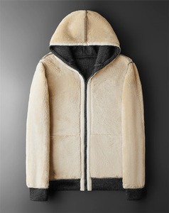 Felpe invernali con cerniera in lana d'agnello giacche calde felpe a maniche lunghe Casual sport in pile cappotti neri con cappuccio cappotto da uomo - Product Image 6