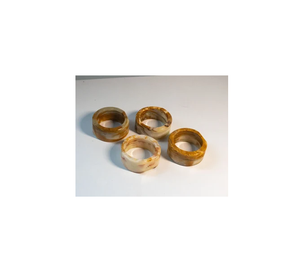 Soporte de anillo redondo amarillo para servilletas, accesorios de decoración para el hogar y el jardín, venta directa de mármol, gran calidad - Product Image 6