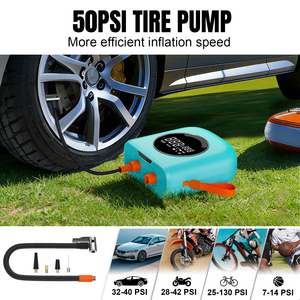 <span class=keywords><strong>Compresseur</strong></span> d'air électrique DC12V 50 PSI <span class=keywords><strong>avec</strong></span> écran LCD, pompe de gonflage 4 fois plus rapide pour planche à pagaie, <span class=keywords><strong>voiture</strong></span>, moto, vélo, tente et kayak - Product Image 5