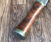 Vente en gros Personnalisé Qualité supérieure OEM ODM Service Nouveauté Lames PRESTIGE Couteau de chasse en acier Damas Manche en bois