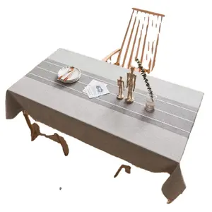 신상품 테이블 커버 맞춤형 린넨 식탁보 60x102 인치 직사각형 폴리에스터 테이블 커버 로얄 블루 저렴한 가격