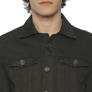 New Style Men Winter Denim <b>Jacket</b> with Custom Logo Hooded Eco-Friendly & Breathable Outdoor Wear Full Sleeves - Product Image 6
