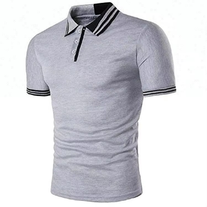 Ropa de hombre Premium, Polo de manga corta informal para hombre, ropa de fitness, polos con logotipo personalizado, camisetas al por mayor - Product Image 5