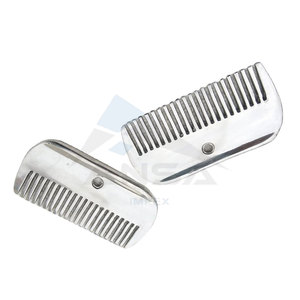 Peigne professionnel en aluminium pour queue de crinière Chevaux Peigne de toilettage léger pour chevaux, poney et spectacle de toilettage - Product Image 4
