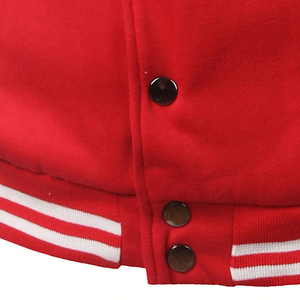 Blouson aviateur universitaire en laine personnalisé 2025 pour hommes Chenille Works Casual Fashion Style Letter Plus Size Winter Fur Button Leather - Product Image 6