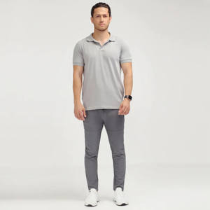 2024 superventas Casual de manga corta para Polos tela de punto bordada de alta calidad MOQ bajo y precio bajo para 2025 - Product Image 2