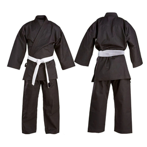 Kimono de Jiu-Jitsu en coton 100% léger, uni, en gros, performance supérieure avec surpiqûres triples durables, vêtements d'arts martiaux, vêtements de boxe - Product Image 5