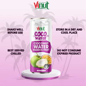 เครื่องดื่มให้ความชุ่มชื้นปราศจากน้ำตาลวีแกน320มล. น้ำมะพร้าวผลิตฉลากส่วนตัวผลิตจากเวียดนาม - Product Image 4