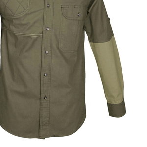 Hot Design <b>Men's</b> Fall Hunting Brown <b>Flannel</b> Shooting <b>Shirt</b> High Quality Button-Up Ripstop with Plain Print AOP Long Sport Style - Product Image 5