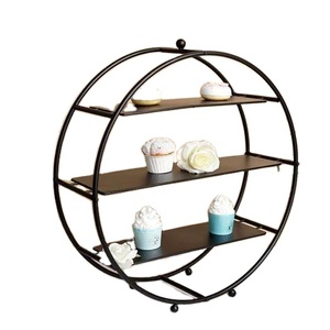 Venta caliente de 3 niveles de Metal redondo comida té postre Mesa Snack Stand otro boda decorar Cupcake titular Individual postre soporte - Product Image 1