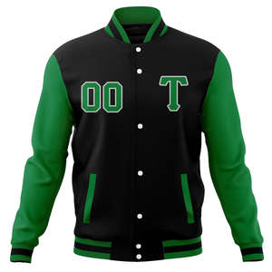 Veste universitaire personnalisée pour hommes, veste de baseball, col montant, 100% laine, à capuche, hiver - Product Image 4