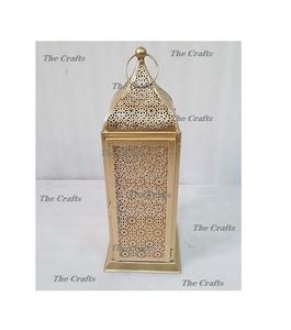 Metal And Glass Hanging <b>Lantern</b> With Highest Quality <b>Moroccan</b> <b>Lantern</b> For Wedding And Home Decor Accessories - Product Image 2