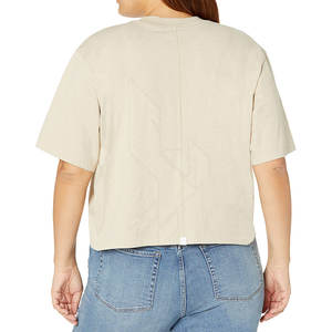 เสื้อยืดครอปไซส์พิเศษสำหรับผู้หญิงเสื้อยืดแฟชั่นลำลองผ้าถักจากโรงงานปากีสถานเป็นมิตรกับสิ่งแวดล้อม - Product Image 6