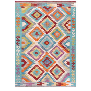 Alfombras Imaco Maimana Afganistán, Alfombra Kilim de 234 x 169 cm, Alfombras y Juegos de Alfombras Tradicionales - Product Image 1