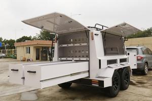 Rimorchio Tandem Leggero Pieghevole 4x4 Mini ad Alta Capacità con Supporto OEM/ODM e Vano Portaoggetti Posteriore per Campeggio in Foresta - Product Image 4