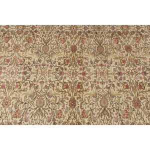 Turkish Rug, 0.4x8 ft Vintage Rug, <b>Brown</b> Red Floral <b>Wool</b> Rug - Product Image 5