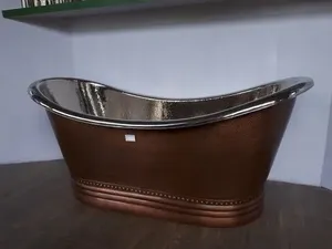 หรูหราทองแดง Btah อ่างสูงขายคุณภาพระดับพรีเมียมทองแดงบริสุทธิ์ Btah อ่างหรูหราสําหรับบ้านโรงแรมห้องน้ําอาบน้ํา Perpouse การใช้งาน - Product Image 2