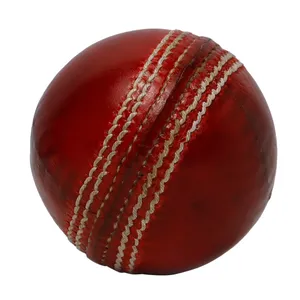 Cricket ad alta elasticità da allenamento sportivo India all'aperto divertenti palle di cuoio cricket per la pratica disponibile al prezzo all'ingrosso