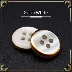 Bán Buôn Trong Kho Người Đàn Ông Của 11Mm Nhỏ Áo Sơ Mi Nút Nhựa Mạ Vàng Bạc Cạnh Hình Chữ Nhật Nhựa Nút Kẽm Hợp Kim Loại Loại - Product Image 6