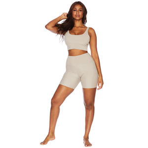 ชุดเสื้อชั้นในสตรีสำหรับใส่วิ่งกางเกงขาสั้นผ้านุ่มรัดเอวโลโก้ได้อย่างราบรื่นขนาดพลัส2024ใหม่ - Product Image 6